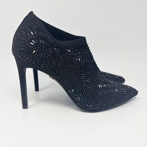 Thalia Sodi Black Ankle Booties 8.5